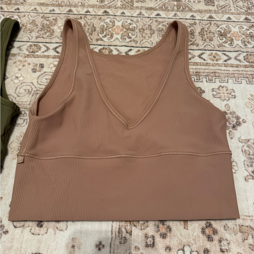 Lululemon power pivot Ribbed Tank Crop Top bundle - Picture 4 of 5